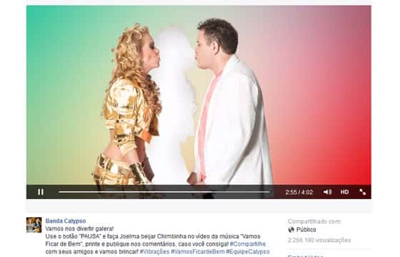 Fãs apontam fim do casamento de Joelma e Chimbinha como jogada de marketing (Foto: Reprodução/Facebook)