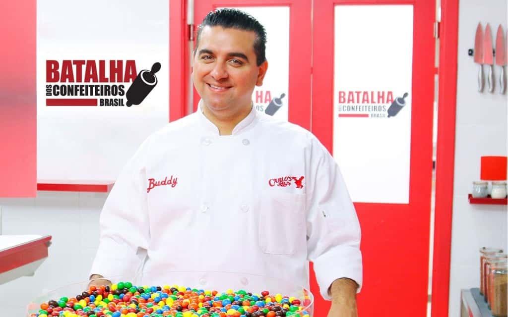 Buddy Valastro no Batalha dos Confeiteiros, na Record (Foto: Divulgação)