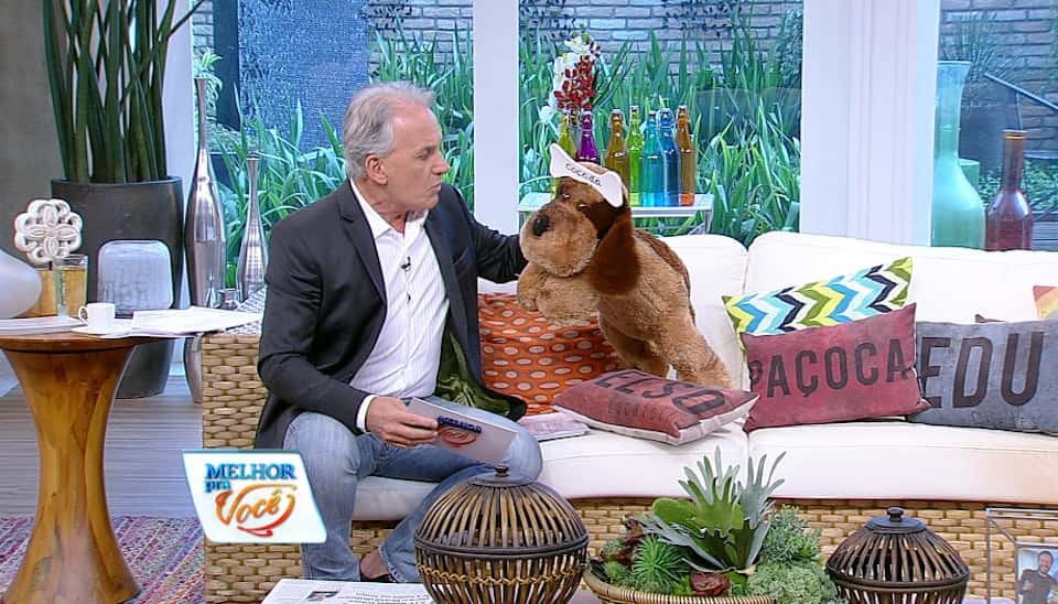 Otávio Mesquita no "Melhor pra Você" (Foto: Divulgação/RedeTV!)