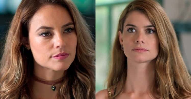 Melissa e Lívia vão se estranhar em "Além do Tempo" (Foto: Divulgação/Globo/Montagem)