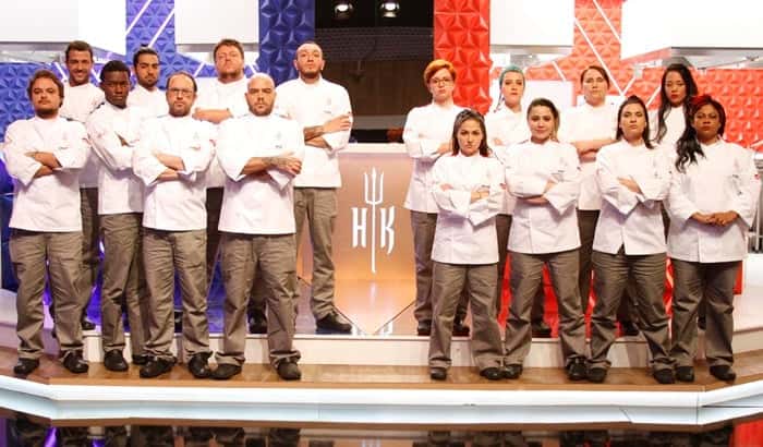 Participantes da terceira temporada do "Hell's Kitchen" (Foto: Divulgação/SBT)