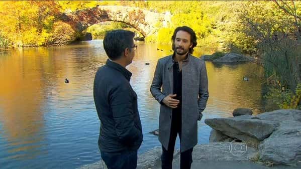 Rodrigo Santoro foi entrevistado pelo "Fantástico" (Foto: Reprodução)