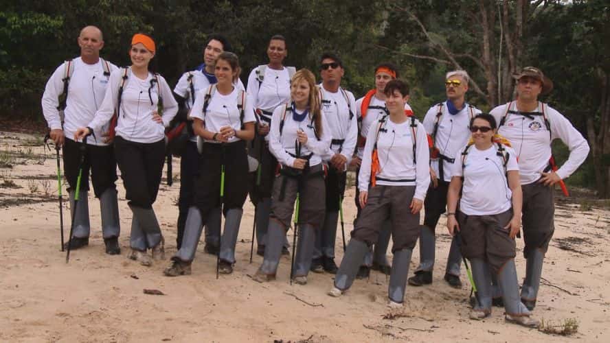 Participantes do "Amazônia - O Reality" (Foto: Divulgação/Record)