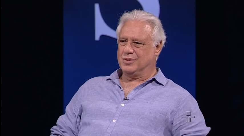Antônio Fagundes em entrevista ao "Persona em Foco", na TV Cultura (Foto: Reprodução/TV Cultura)