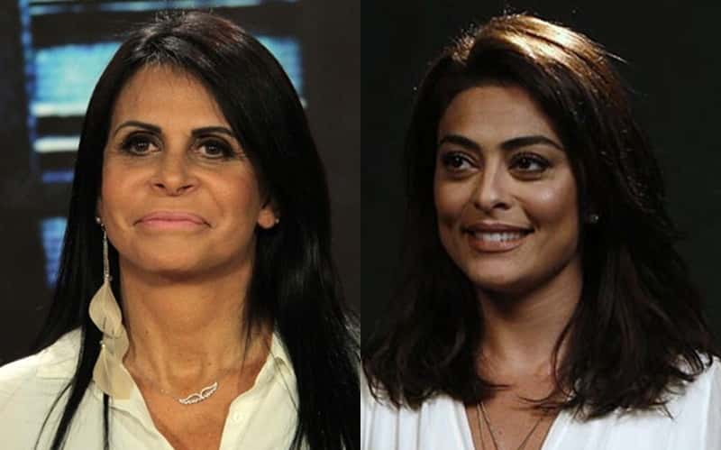 Gretchen quer Juliana Paes como sua intérprete (Fotos: Divulgação)