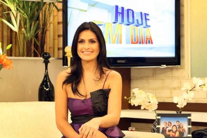 Natália Guimarães no "Hoje em Dia" (Foto: Jornal Hoje em Dia - MG)