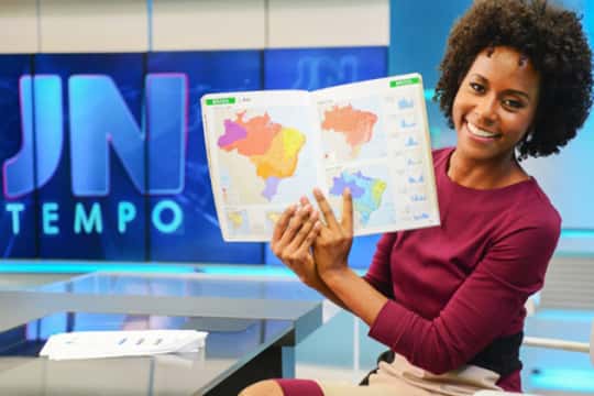 Maju é especialista em previsão do tempo (Foto: Divulgação/ Globo)