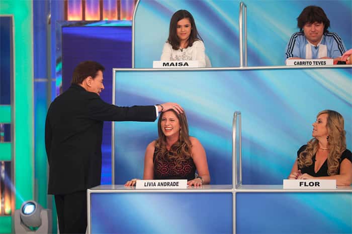 Silvio Santos recebeu mensagens dos artistas da casa (Foto: Divulgação/SBT)
