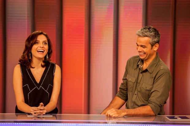 Otaviano Costa e Monica Iozzi (Foto: Divulgação)