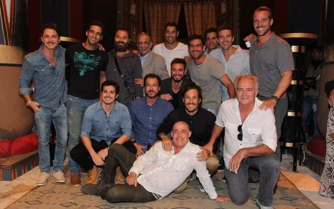 Elenco masculino de "Os Dez Mandamentos" (Foto: Divulgação)