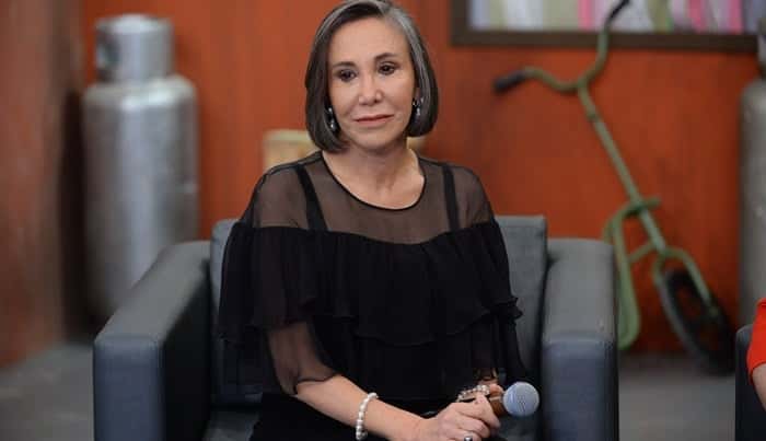 Florinda Meza durante participação no "Programa do Ratinho", em 2015 (FotoFrancisco Cepeda/SBT)