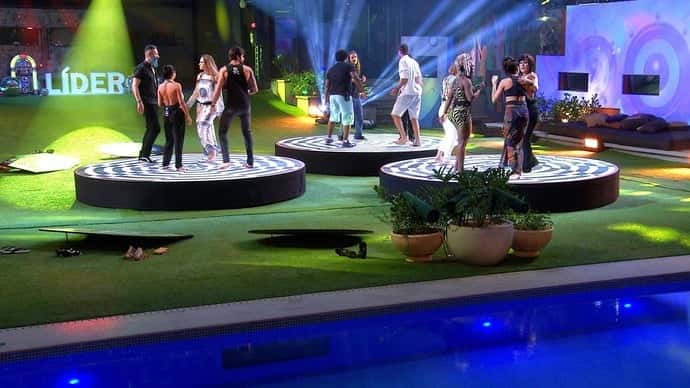 Brothers disputam Prova do Líder na estreia do BBB16 (Foto: Divulgação/TV Globo)