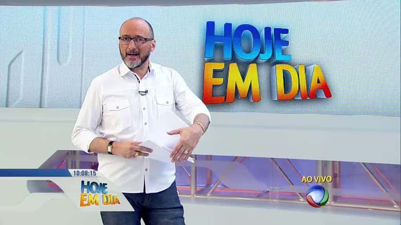 Britto Jr. está no "Hoje em Dia" (Foto: Reprodução)