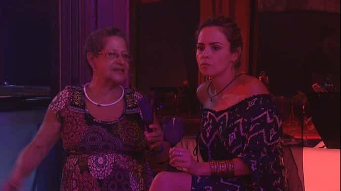 Geralda e Ana Paula no "BBB 16" de ontem (03) (Foto: Reprodução/Globo)
