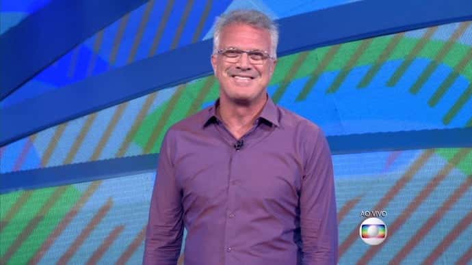Pedro Bial no "BBB 16" (Foto: Reprodução/Globo)