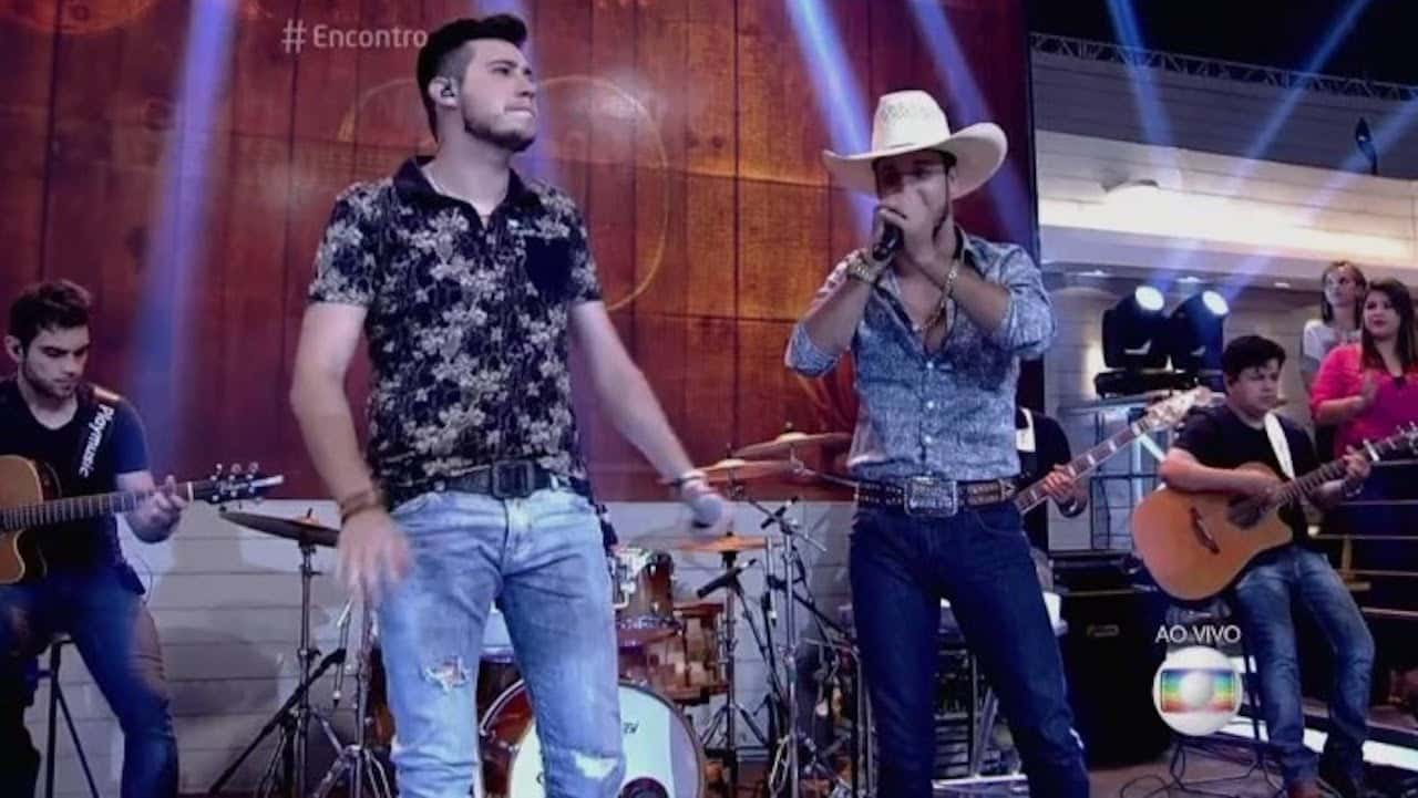 Bruno e Barreto no "Encontro" (Foto: Reprodução)