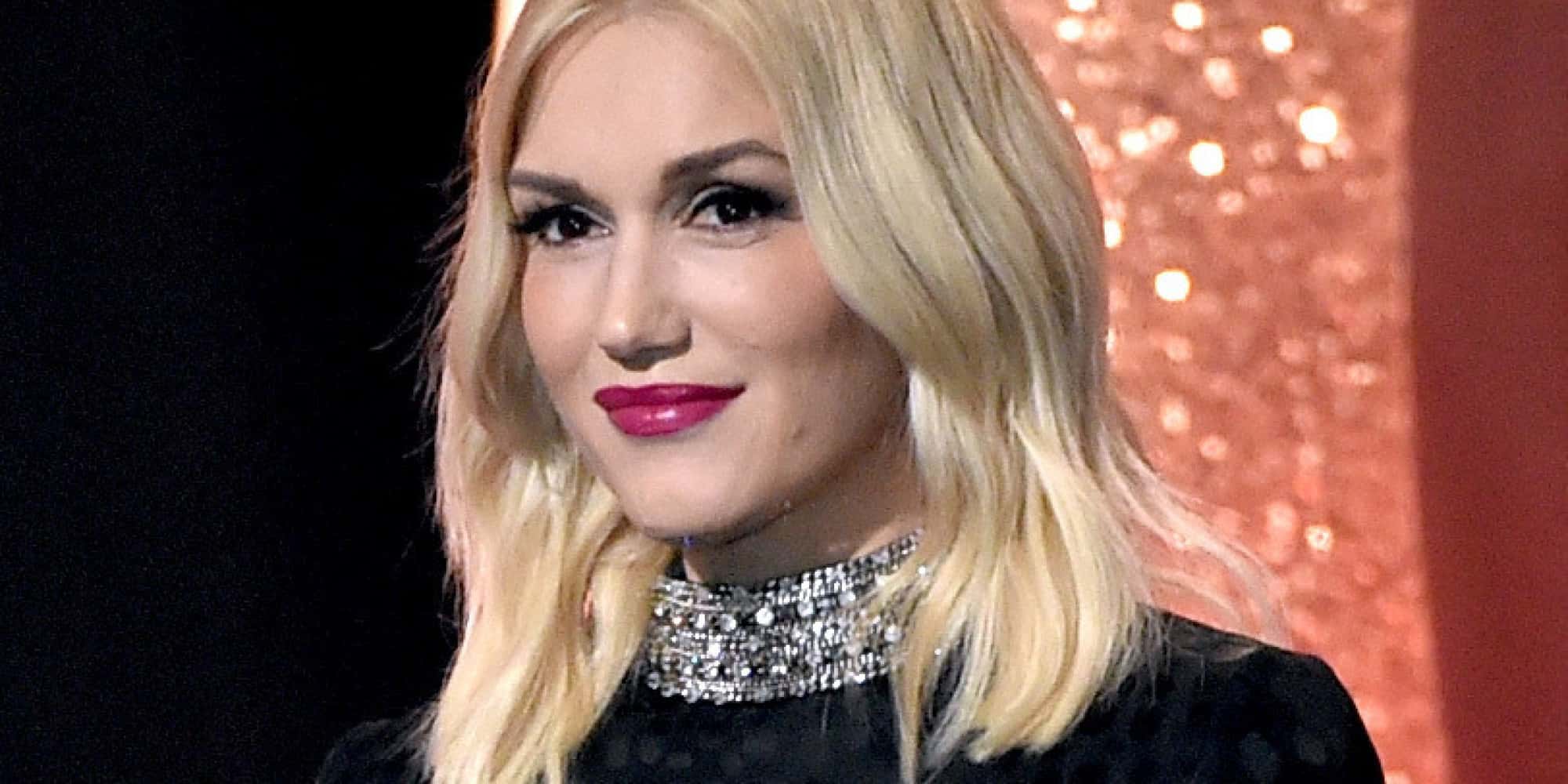 LOS ANGELES, CA - MAY 01: Singer Gwen Stefani speaks onstage during the 2014 iHeartRadio Music Awards held at The Shrine Auditorium on May 1, 2014 in Los Angeles, California. iHeartRadio Music Awards are being broadcast live on NBC. (Photo by Kevin Winter/Getty Images for Clear Channel)