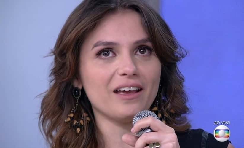 Apresentadora chorou na despedida do "Vídeo Show". (Foto: reprodução/TV Globo)