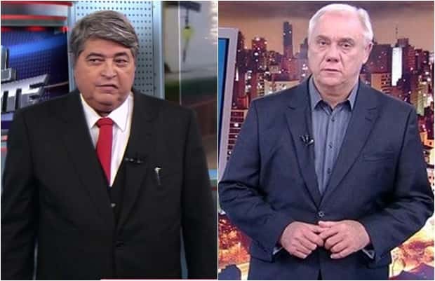 Datena e Marcelo Rezende. (Foto: Montagem/Divulgação)