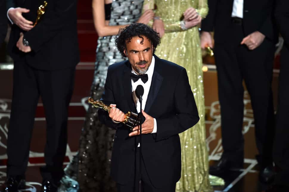 Diretor Alejandro G. Iñarritu no Oscar 2015. (Foto: Divulgação)