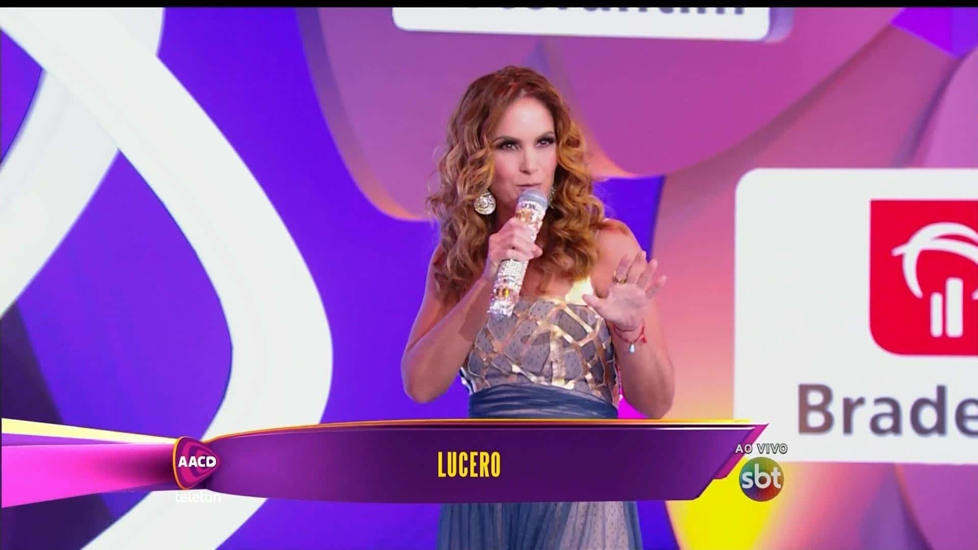 Lucero assinou com o SBT (Foto: Reprodução)