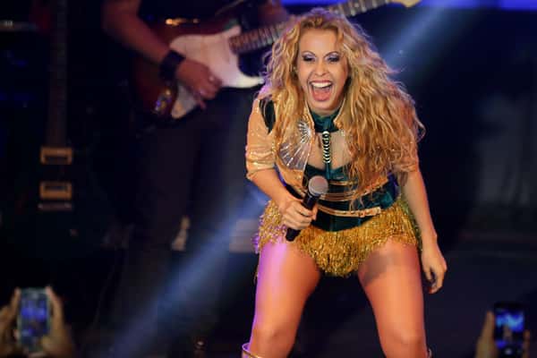 Brasília(DF), 10/10/2015 - Show banda Calypso - Primeiro show sem Chimbinha. - Joelma . Foto: Rafaela Felicciano/Metrópoles