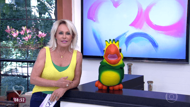 Ana Maria Braga e Louro José no "Mais Você" (Foto: Reprodução/Globo)