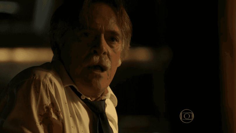 Gibson (José de Abreu) em cena de "A Regra do Jogo" (Foto: Reprodução/Globo)