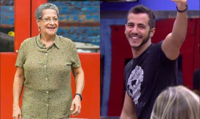 Dona Geralda e Matheus estão no Paredão (Foto: Reprodução / Montagem / TV Globo)