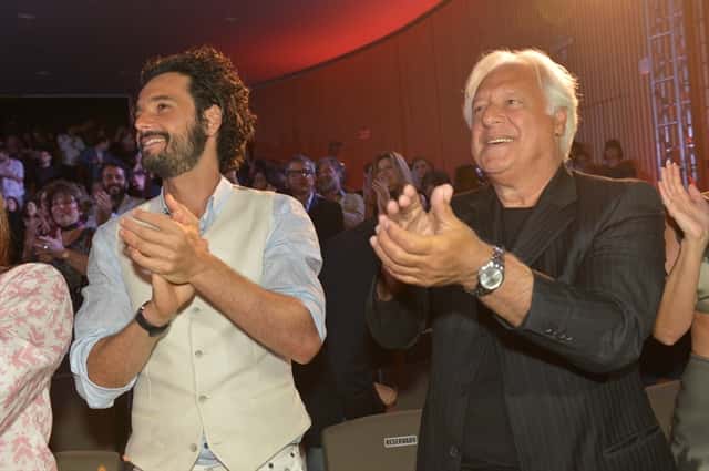 Rodrigo Santoro e Antonio Fagundes (Foto: Globo/João Miguel Junior)