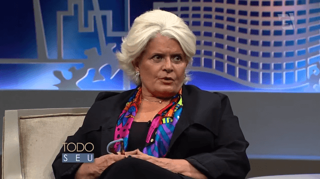 Jussara Freire no programa "Todo Seu", da TV Gazeta (Foto: Reprodução/Gazeta)