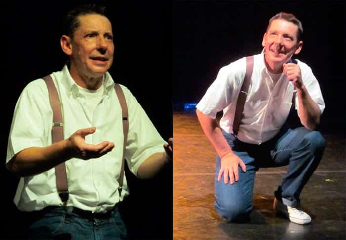 Flávio Guarnieri no teatro com comédia musical (Foto: Divulgação)
