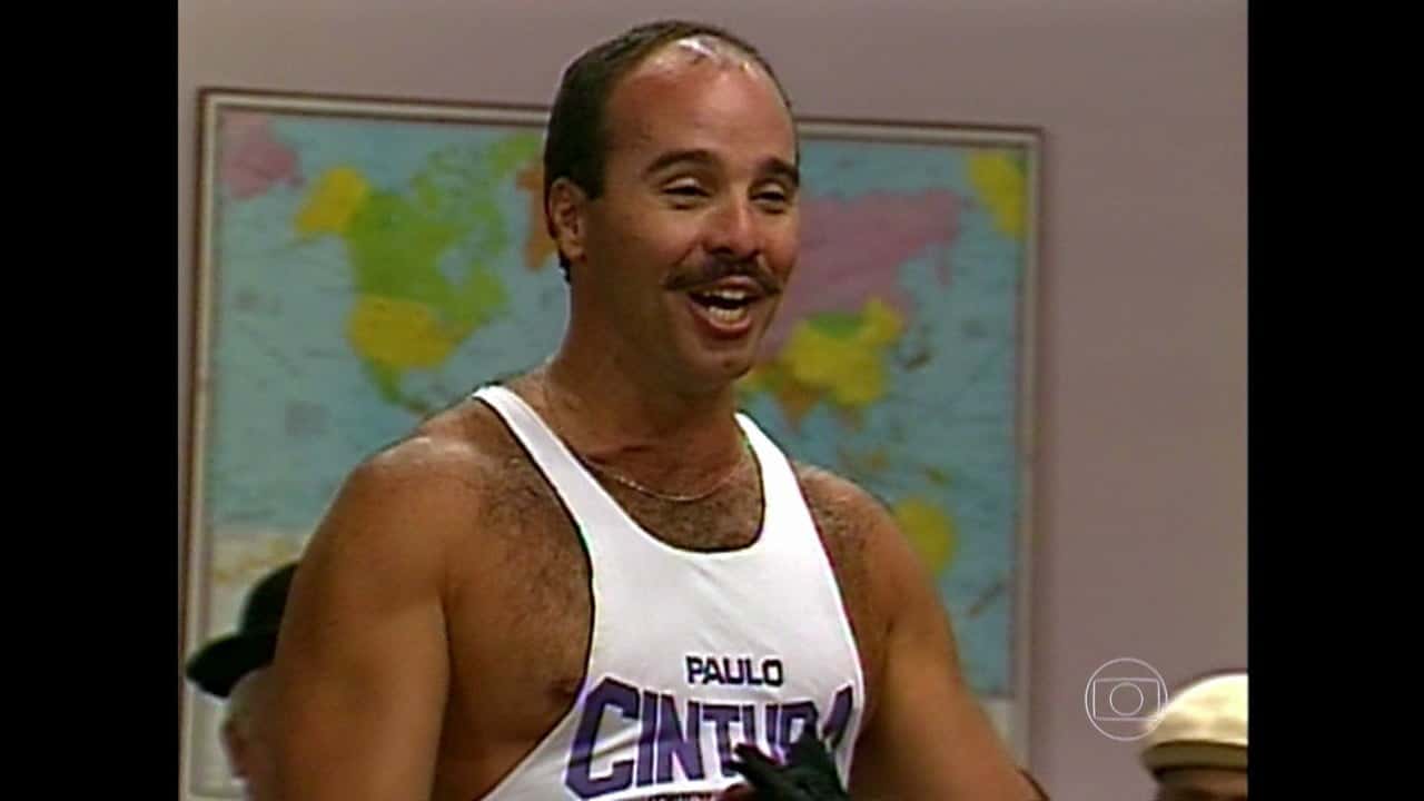 Paulo Cintura na "Escolinha" (Foto: Reprodução)