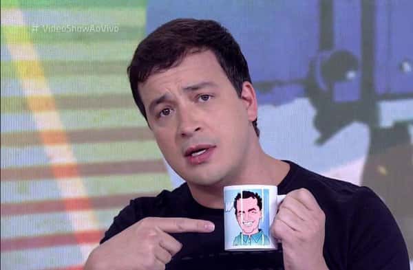 Rafael Cortez no "Vídeo Show" (Foto: Divulgação)
