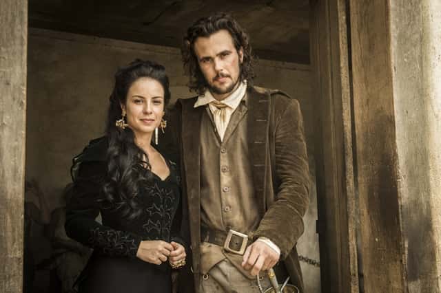 Joaquina (Andreia Horta) e Xavier (Bruno Ferrari) (Foto: Globo/João Miguel Júnior)