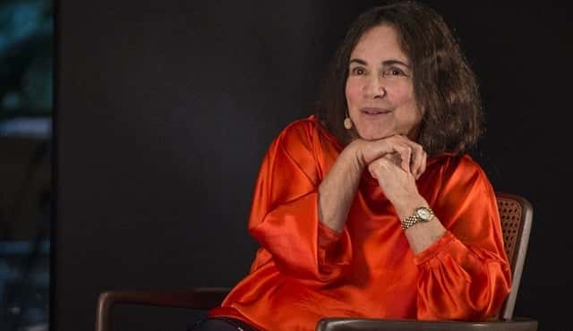 Regina Duarte no 'Ofício em Cena', na Globo News (Foto: Globo/João Cotta)