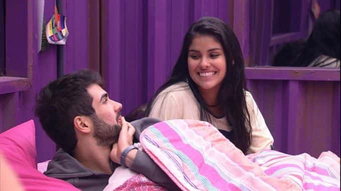 Munik e Laham no "BBB" (Foto: Divulgação)