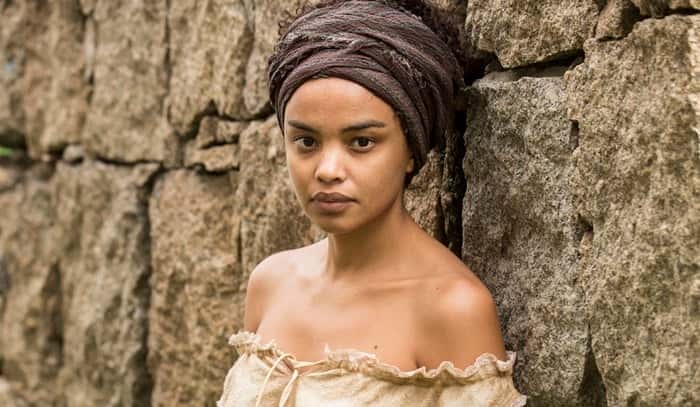 Malena (Lucy Ramos) em "Liberdade, Liberdade" (Foto: Gshow/Felipe Monteiro)