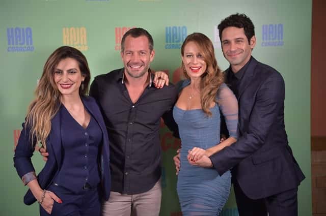 Cleo Pires, Malvino Salvador, Mariana Ximenes e Joao Baldasserini (Foto: Globo/Caiuá Franco)