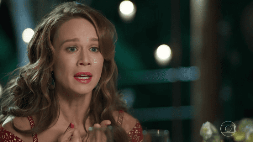 Tancinha (Mariana Ximenes) em cena de "Haja Coração" (Foto: Reprodução/Globo)