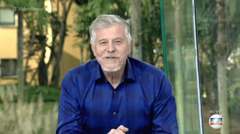 Miguel Falabella no "Vídeo Show" de hoje (22) (Foto: Reprodução/Globo)