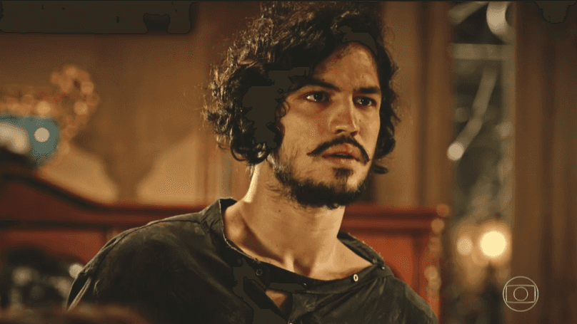 Miguel (Gabriel Leone) em cena de "Velho Chico", ontem (29) (Foto: Reprodução/Globo)