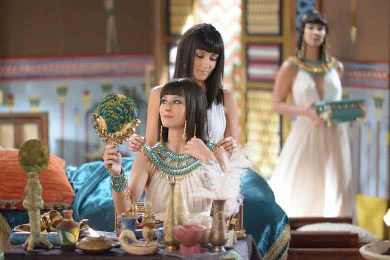 Bárbara França em "Os Dez Mandamentos" (Foto: Divulgação)