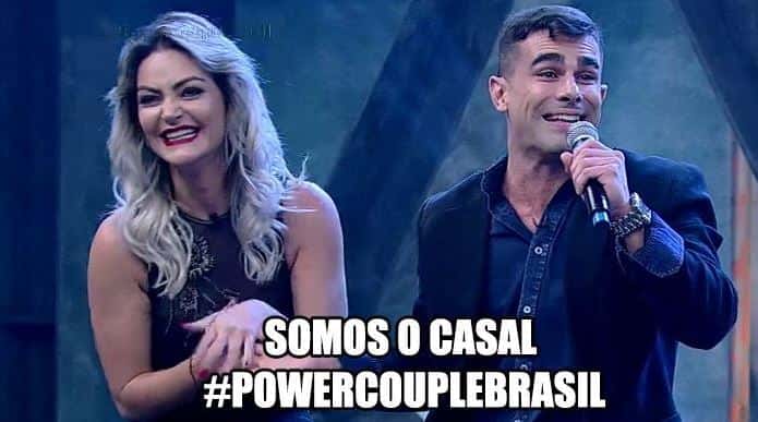 Laura e Jorge ganharam o "Power Couple Brasil" (Foto: Reprodução / Montagem)