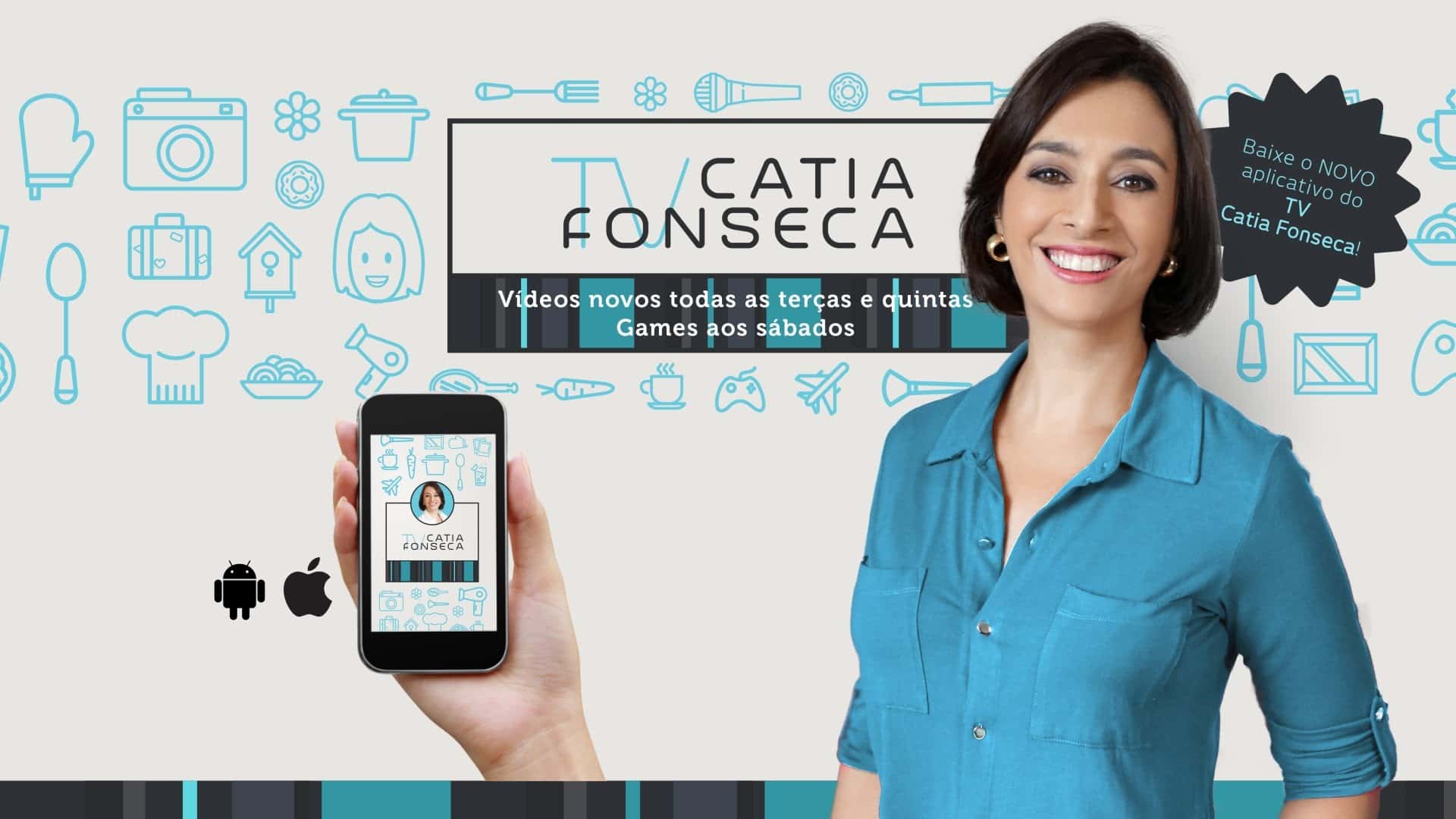 Cátia Fonseca comanda canal no YouTube (Foto reprodução)