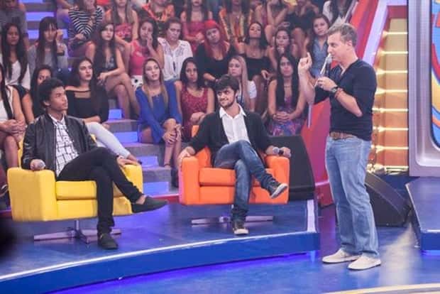 Felipe Simas e Juan Paiva no "Caldeirão". (Foto: Artur Meninea/Divulgação)