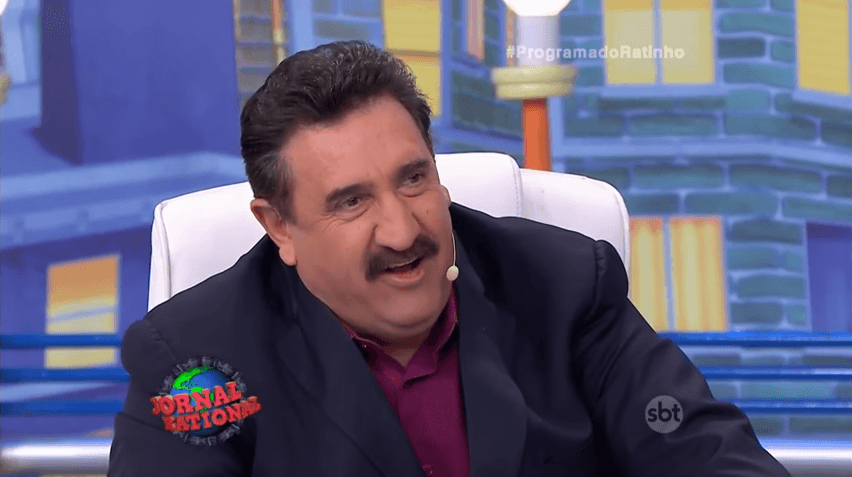 Ratinho em seu programa, ontem (30) (Foto: Reprodução/SBT)