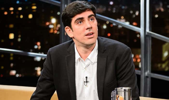 Marcelo Adnet no "Programa do Jô" (Foto: Globo/Ramón Vasconcelos)
