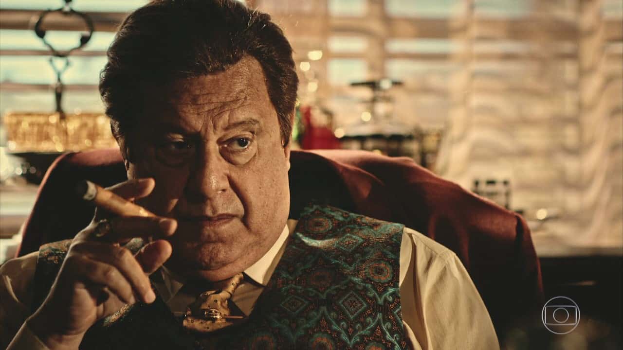 Antonio Fagundes (Afrânio) em cena de "Velho Chico", ontem (05) (Foto: Reprodução/Globo)