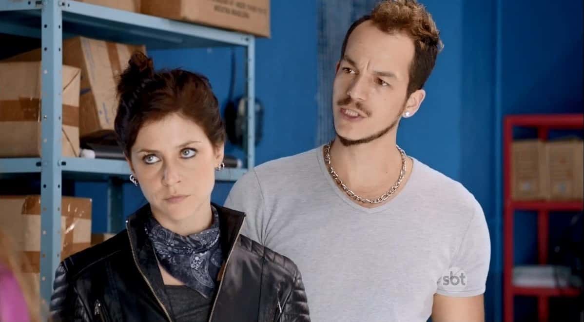 A Garota da Moto em sua primeira temporada. (Foto: Reprodução/SBT)
